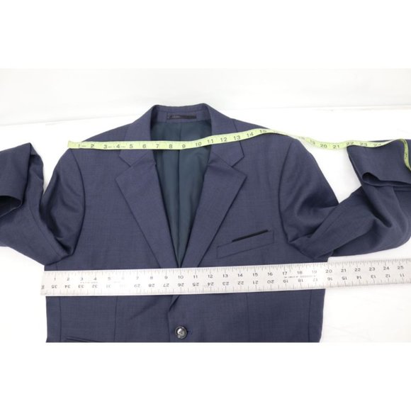 g-star blazer Mens 38/40 Correctline CL core two button navy wool blend notch - Picture 10 of 16